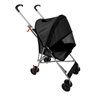 Carrinho Passeio Transporte Pet Preto Cachorro Até 15 Kg - 1