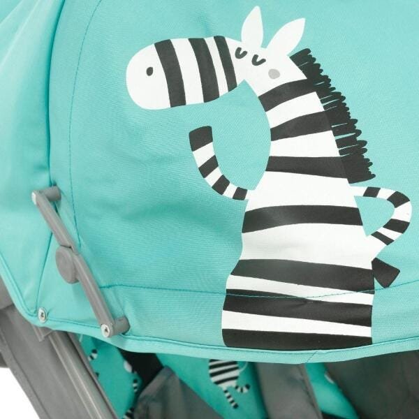 Carrinho Bebê Guarda Chuva 6-36 Meses 15Kg Zebra Star Baby - 8