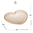 Ver imagem 3 de Prato de Cristal Wolff Coração Pearl Âmbar