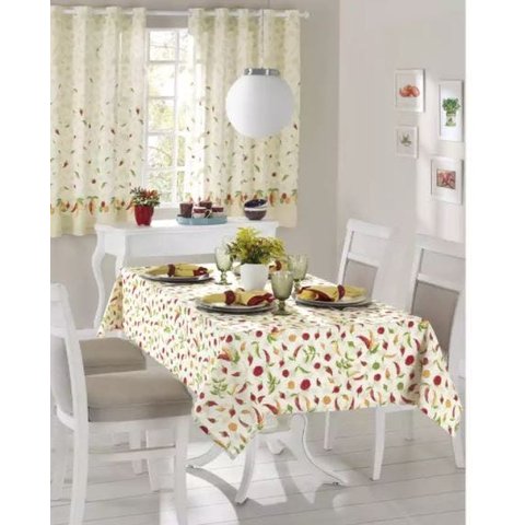 Toalha de Mesa Clean Retangular 8 Lugares Iara Dohler