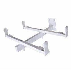 Suporte Micro Ondas Branco para Carga de 50Kg 23793 Indusat - 1