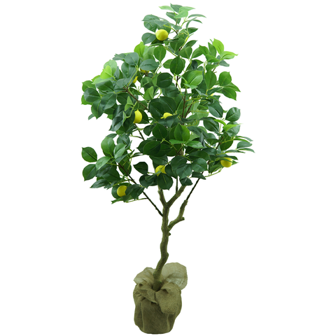 Arvore Planta Limão Siciliano 12 Frutas 120cm Artificial Realista
