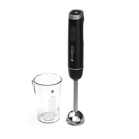 Mixer Cadence Mixture Inox com Copo 500 Ml Preto Mix370
