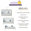 Ver imagem 3 de Berço Americano 3 em 1 para Colchão 130x70cm Multimóveis 0527pa Off White/branco