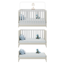 Ver imagem 5 de Berço Americano 3 em 1 para Colchão 130x70cm Multimóveis 0527PA Off White/Branco