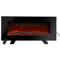 Lareira Elétrica de Parede e Bancada com Controle 1500w 220v - 1