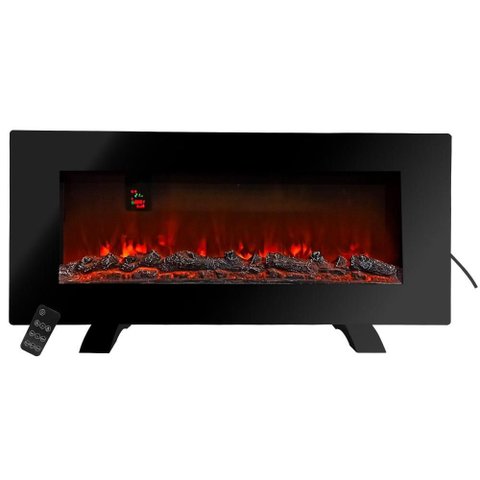 Lareira Elétrica de Parede e Bancada com Controle 1500w 220v