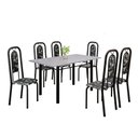 Ver imagem 2 de Conjunto Sala de Jantar com 6 Cadeiras Lara Preto