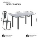 Ver imagem 3 de Conjunto Sala de Jantar com 6 Cadeiras Lara Preto