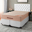 Ver imagem 1 de Kit Cama Box + Cabeceira + Colchão Queen Molas Ensacadas - Airtech - Ortobom