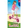 Patinete Infantil 3 Rodas Gatinha Clássico Brinquedos Bandeirante - 6