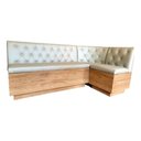 Ver imagem 1 de - Canto Alemão com Baú - Base Amadeirada 2mx2m o Rei Das Poltronas Canto Alemão