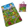 Tapete infantil educativo com bolsa para transporte bebe Portátil dobravel Térmico 180cmx117cm tatam - 4