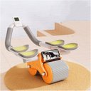 Ver imagem 7 de Rolo Abdominal Exercicio Roda Musculaçao Ombro Braço Prancha Academia Fortalecimento Atividade Fisic