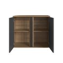 Ver imagem 4 de Gabinete de Banheiro 80cm Antônia com 2 Portas sem Cuba