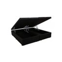 Ver imagem 1 de Cama Box Baú Queen Black Suede Preto Bipartido com Pistão a Gás - 158x198x41