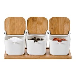 PORTA CONDIMENTO PORCELANA 3 PEÇAS PCLN-022 - 2