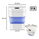 Ver imagem 2 de Lixeira Elétrica Automática Inteligente Dobrável Portatil com Sensor