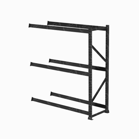 Mini Porta Pallet Slim 1,80x0,60x2m sem Plano Continuação - Sa Gôndolas