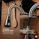 Ver imagem 3 de Cuba Gourmet para Cozinha com Acessórios Workstation e Torneira Maranguá pingoo.casa - Prata