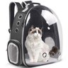 Bolsa Pet Cachorro Gato Coelho Transparente Mochila Transporte Passeio Caminhada Saida Viagem Bolsos - 1