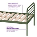 Ver imagem 7 de Treliche com Escada Lateral em Ferro Aço Carbono Tubular Teko Casatema MadeiraOriginals Verde