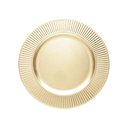 Ver imagem 3 de Jogo 6 Sousplat de Mesa Redondo Primer Dourado Plástico Lyor 33cm