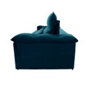 Ver imagem 5 de Sofá Retrátil/Reclinável Grécia 3,00m Suede Velut Azul Marinho Marinho c/ Molas no Assento - King Ho