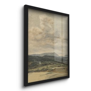 Quadro Decorativo Paisagem Campo 45x33 C/vidro