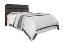 Ver imagem 4 de Cabeceira box Queen 1,58 Isis Malbec com Painel Class Preto - Framar Móveis
