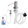 Dispenser Sabao Liquido Detergente Sabonete Mangueira Flexivel Pia Cuba Cozinha Banheiro Embutir Dos - 1