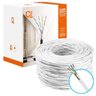 Caixa Cabo de Rede Cftv Cat5 Ftp Blindado 250 Metros Branco - 1