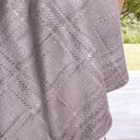 Ver imagem 2 de Manta Flannel Gales Efeito Jacquard Casal 2,20m x 2,40m Microfibra 240g-m² Rose Buettner