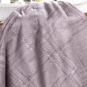 Ver imagem 3 de Manta Flannel Gales Efeito Jacquard Casal 2,20m x 2,40m Microfibra 240g-m² Rose Buettner