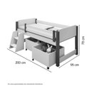 Ver imagem 2 de Cama Infantil Naty com Escadinha e 2 baús