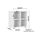 Ver imagem 4 de Nicho Organizador Infantil com 4 Nichos Movelbras Branco