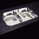 Ver imagem 2 de Cuba Dupla 26l de Embutir Tramontina Isis 78x39,8cm Aço Inox Polido Cozinha Bancada Pia