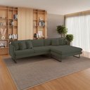 Ver imagem 2 de Sofá Jade com Chaise Lateral Direita 2,84m em Linho