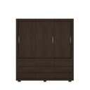 Ver imagem 5 de Guarda-Roupa Casal 3 Portas 9 Gavetas Detroit Demóbile
