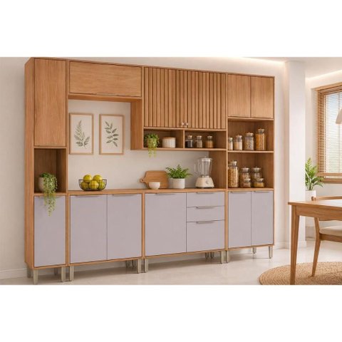Kit Modulado 6 Peças Divina CZ621 Cinamomo/Off White MGM