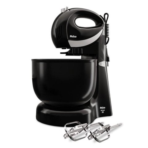 Batedeira de Mão Portátil Philco PBT50A 4L 500W 4 Velocidades 110V