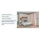 Ver imagem 5 de Guarda Roupa Casal de Canto 9 Portas e 6 Gavetas Legno Crema Prime Plus Luciane Móveis