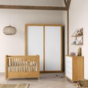 Ver imagem 1 de Berço Tutto Laqueado 2 em 1 Mini Cama 100% Mdf com Capitonê Freijo Soft 61738/51707 Matic Moveis