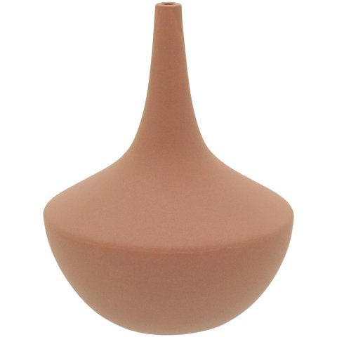 EMMA GARRAFA DECORATIVA 19x15x15cm CERÂMICA ROSE