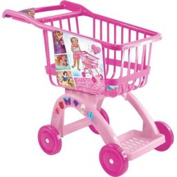 Carrinho de Compras Rosa Princesas Disney - Lider - 1