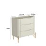 Mesa de Cabeceira com 3 Gavetas 70cm Pés em Metal 100% MDF - 2