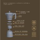 Ver imagem 6 de Cafeteira Expresso Italiana Tramontina em Alumínio com Cabo em Nylon 320 Ml