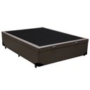 Ver imagem 4 de Cama Box Baú Viúva Sintético Marrom Emth 128x188x40