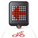 Ver imagem 2 de Lanterna Sinalizador Bicicleta Seta Luz Freio Automática