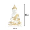 Buda Pedra 30cm Gesso Perolizado - 2